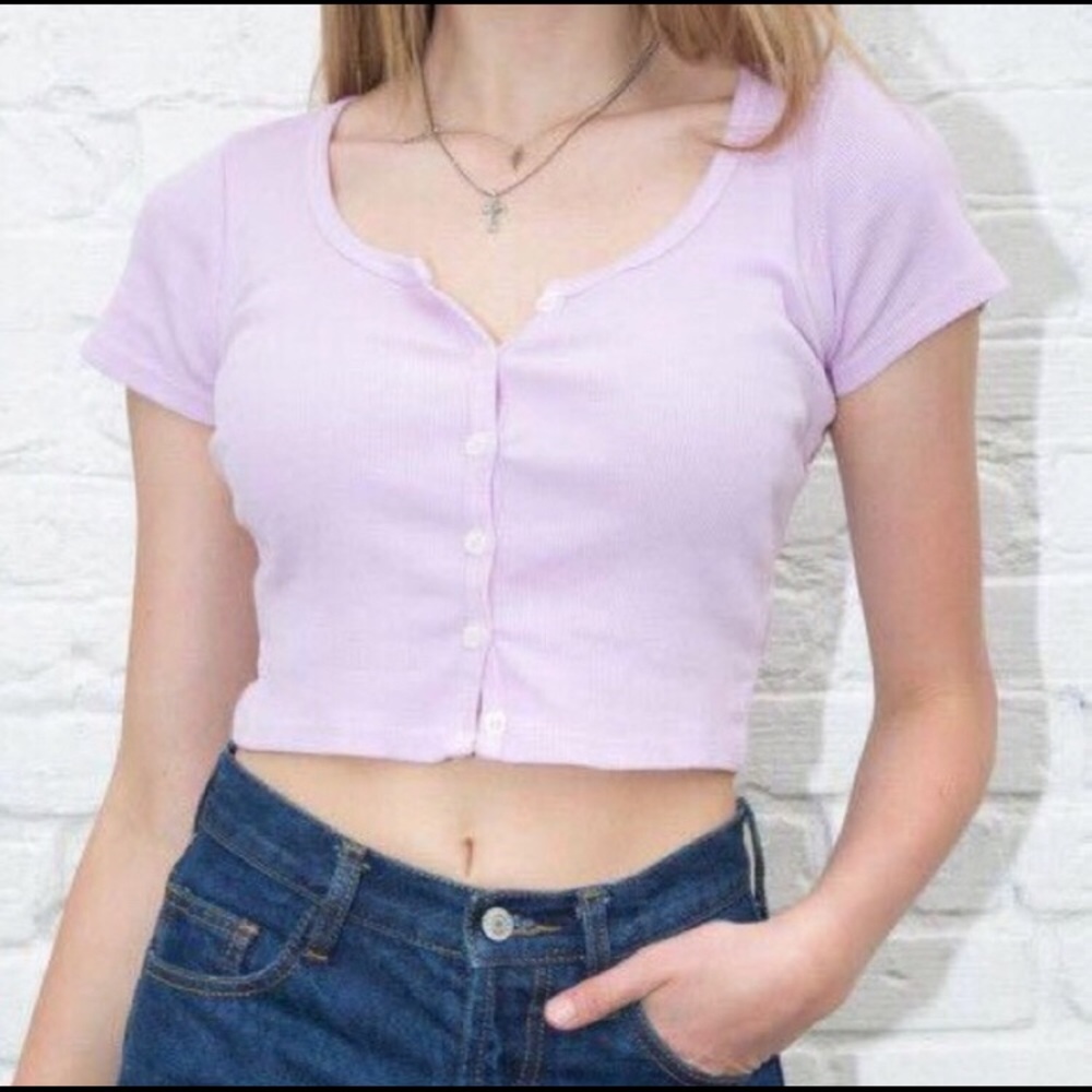 Brandy Melville Lilac Zella Top